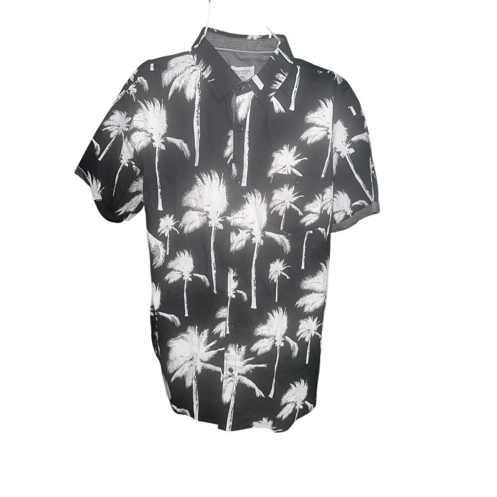 NEW WITH TAGS  Distortion men’s modern 3XL 100% cotton black and white men’s but